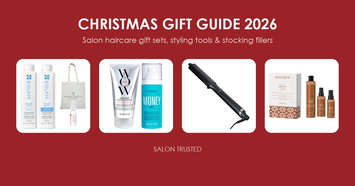 Christmas haircare gift sets from Salon Trusted