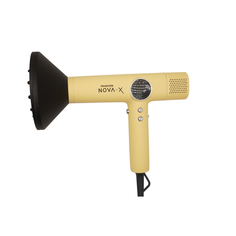 Fransen Nova X Dryer - Yellow with Magnitech and Air Wrap Attachments