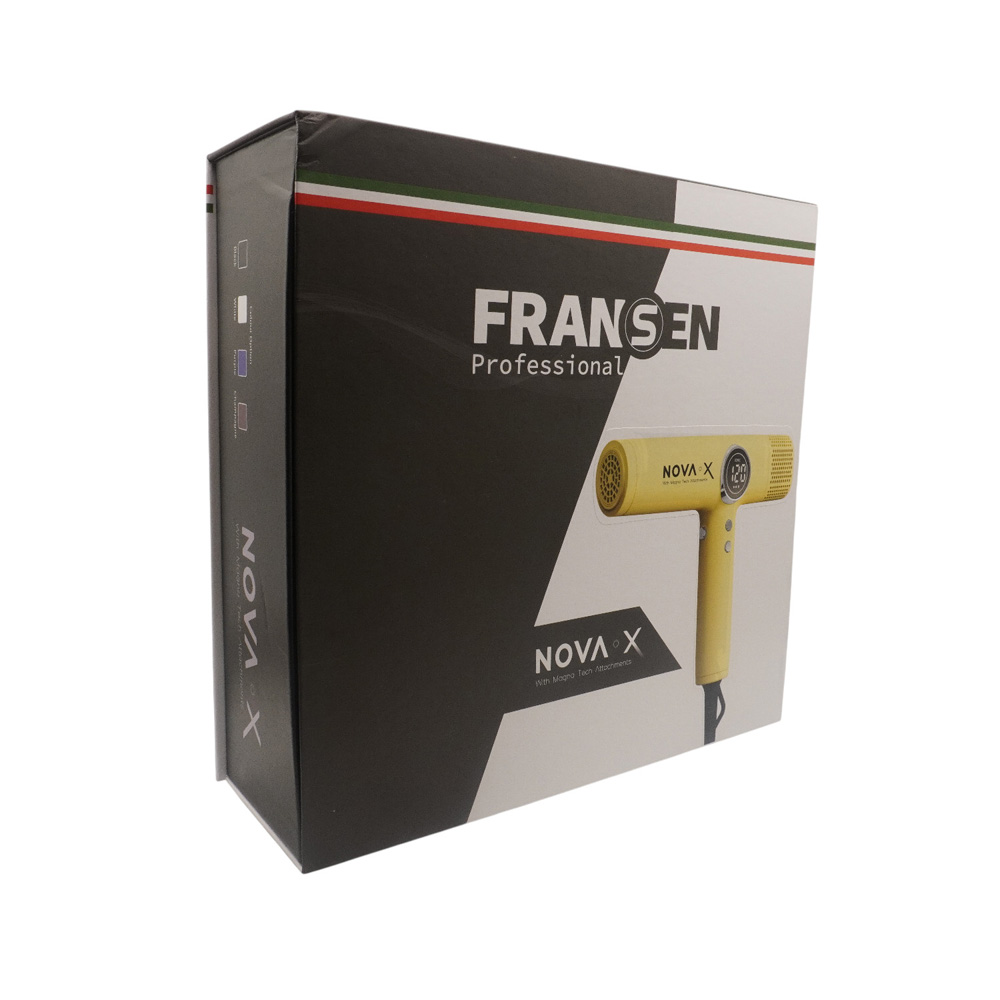 Fransen Nova X Dryer - Yellow with Magnitech and Air Wrap Attachments