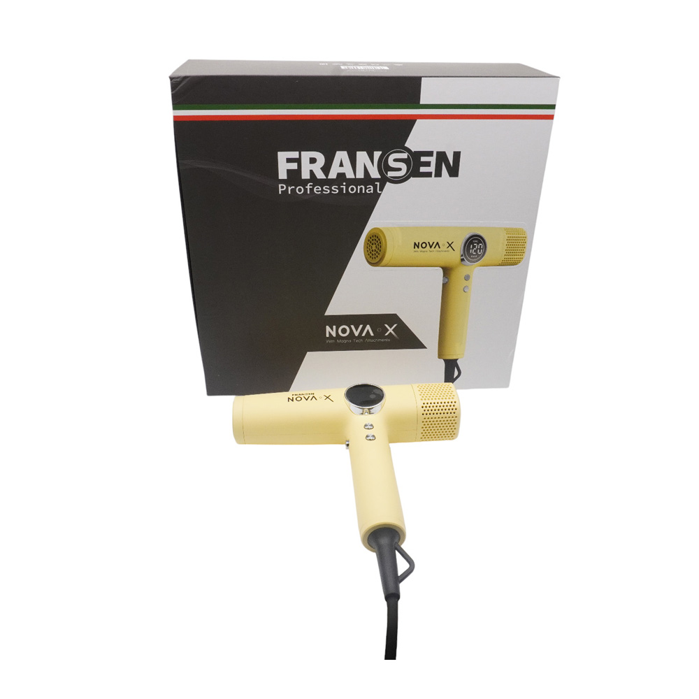 Fransen Nova X Dryer - Yellow with Magnitech and Air Wrap Attachments