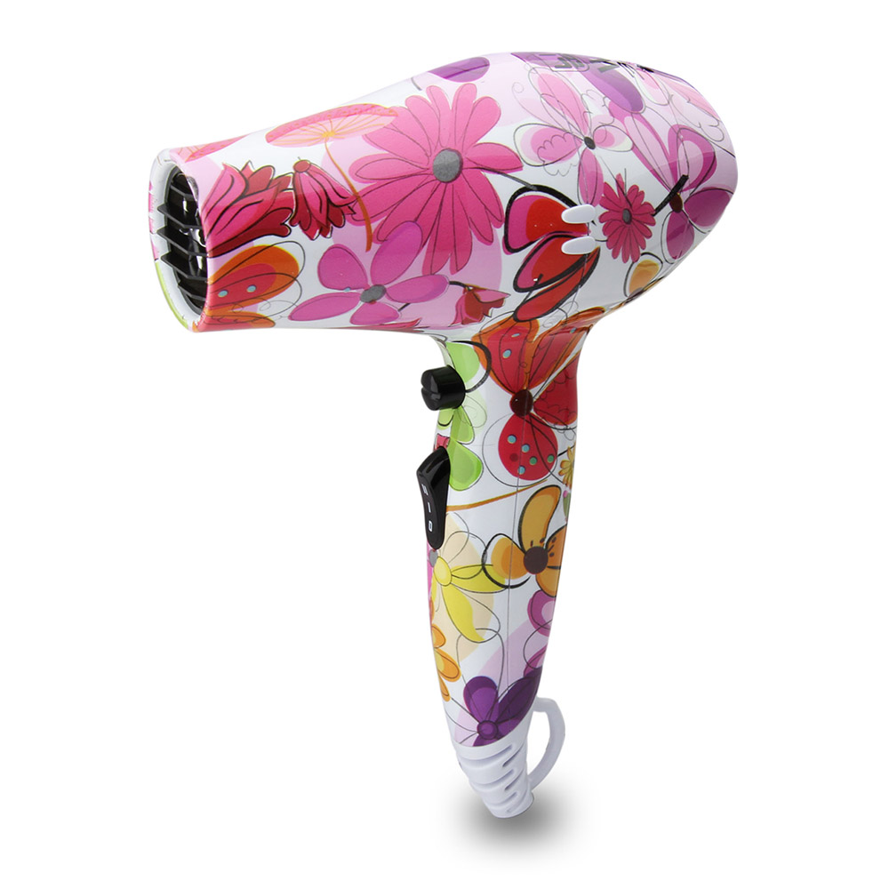 Lim Light Weight 1200w Mini Travel Dryer - Flores with 2 nozzles and carry bag