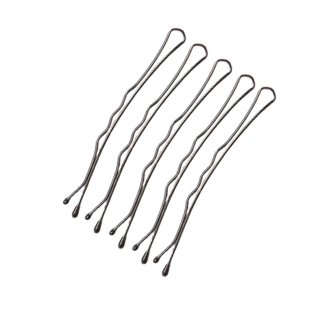 Crewe Orlando Standard Wavey Kirby Grips In Tin - Black Box of 100
