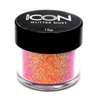 Cuccio Icon Glitter Dust - Iridescent Hot Pink 008 Hex