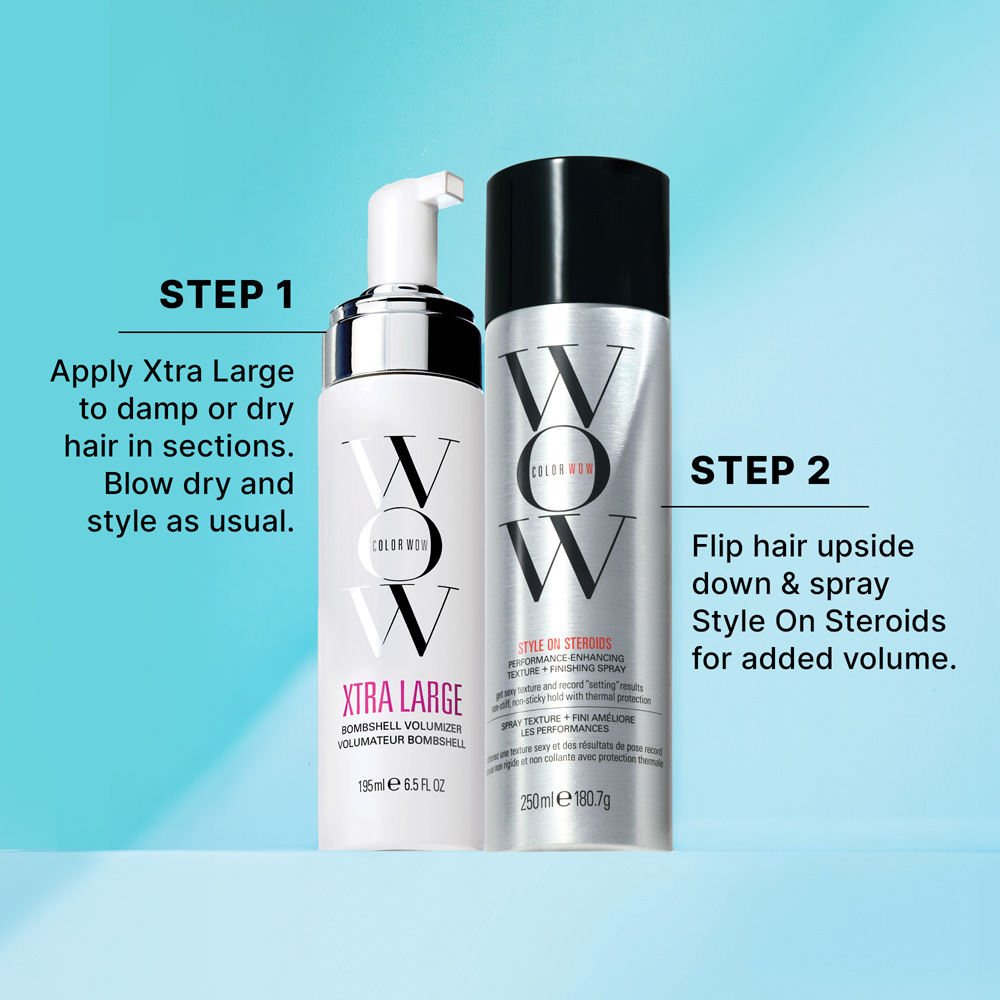 Color Wow Xmas Box - Bigger Thicker Fuller, Faster - Includes Bombshell Mousse & Style on Steroids