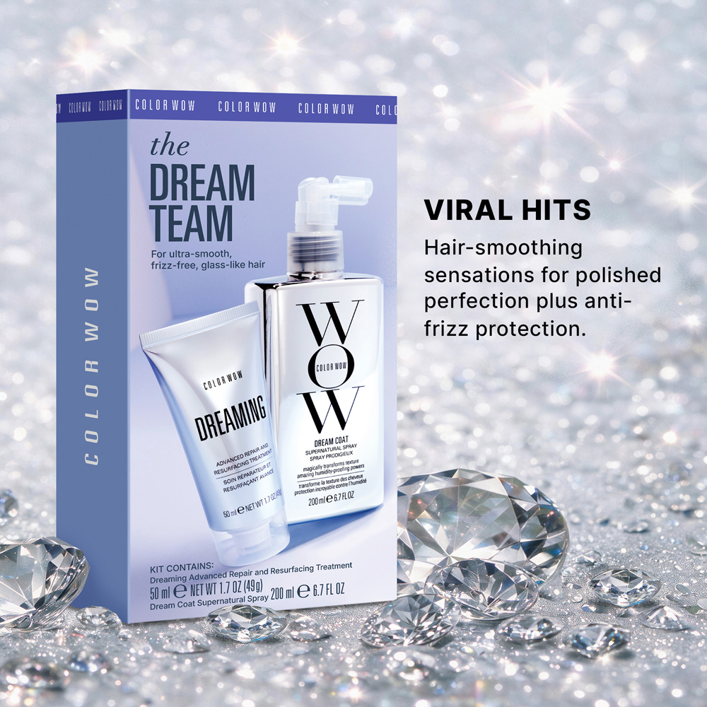 Color Wow Xmas Box - The Dream Team, Includes Dream Coat & Mini Dreaming Mask