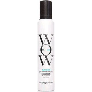 Color Wow Colour Control Blue Toning and Styling Foam 200ml - Neutralises Brassy Tones