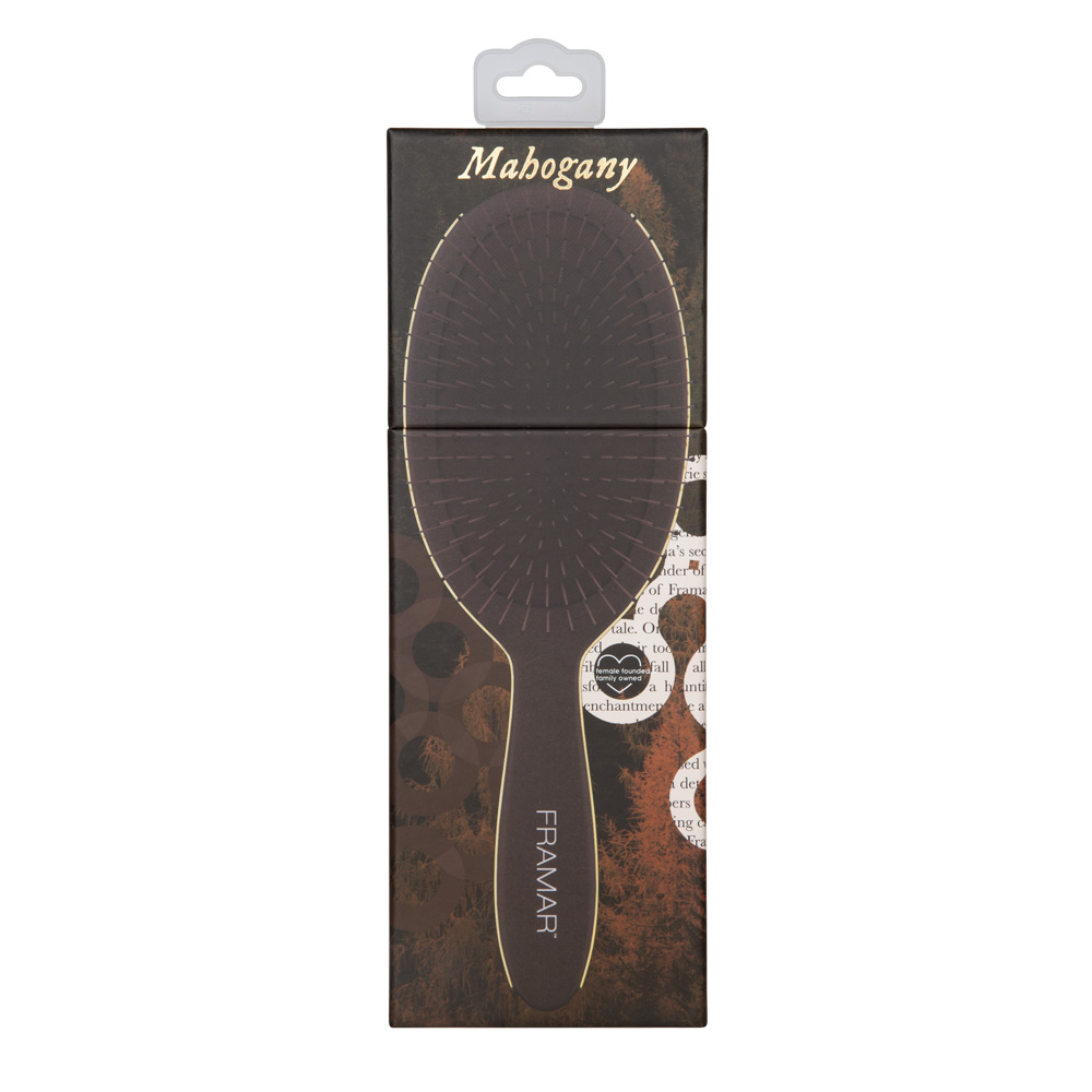 Framar Dark Academia Detangling Brush - Mahogany