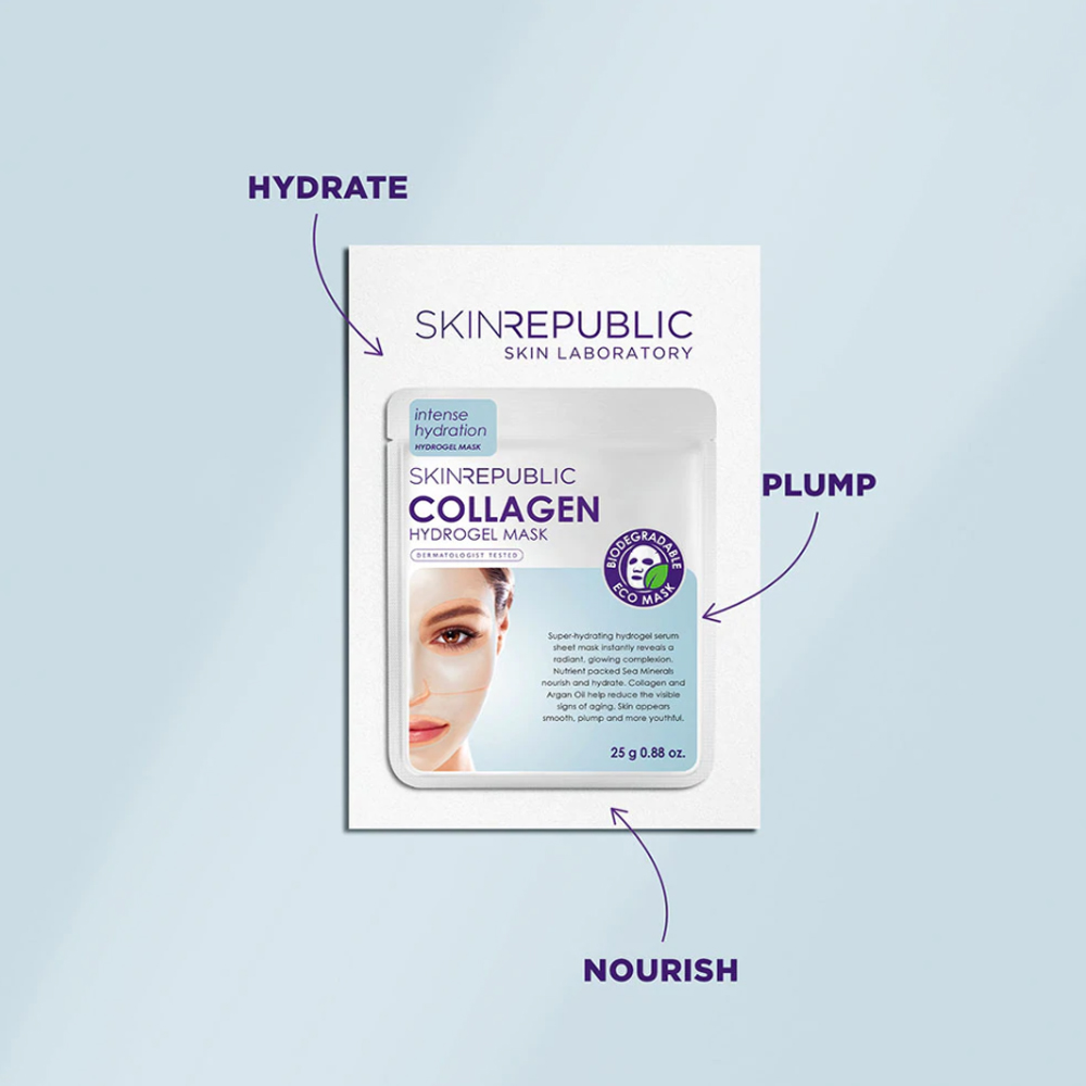 Skin Republic Face Sheet Mask - Collagen Hydrogel