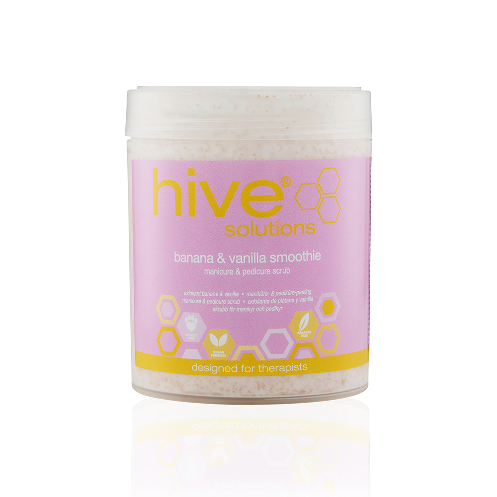 Hive Manicure and Pedicure Banana and Vanilla Smoothie Scrub 500g