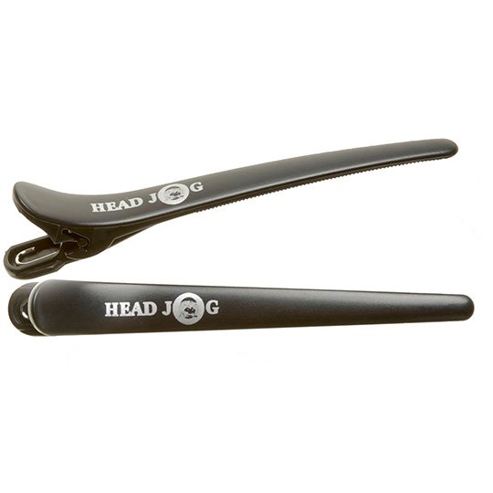 Hairtools Head Jog Supa-Klipz Section Clips - Black 6pk