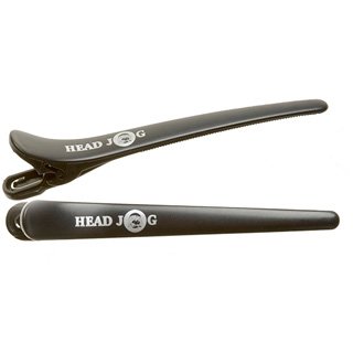 Hairtools Head Jog Supa-Klipz Section Clips - Black 6pk