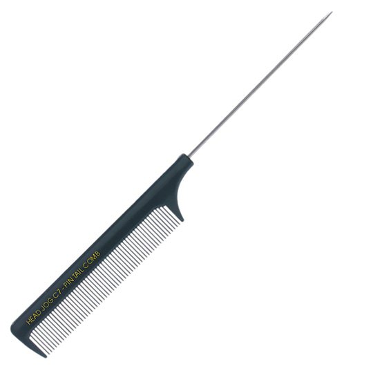 Hairtools Head Jog Carbon C7 Pintail Comb - Black