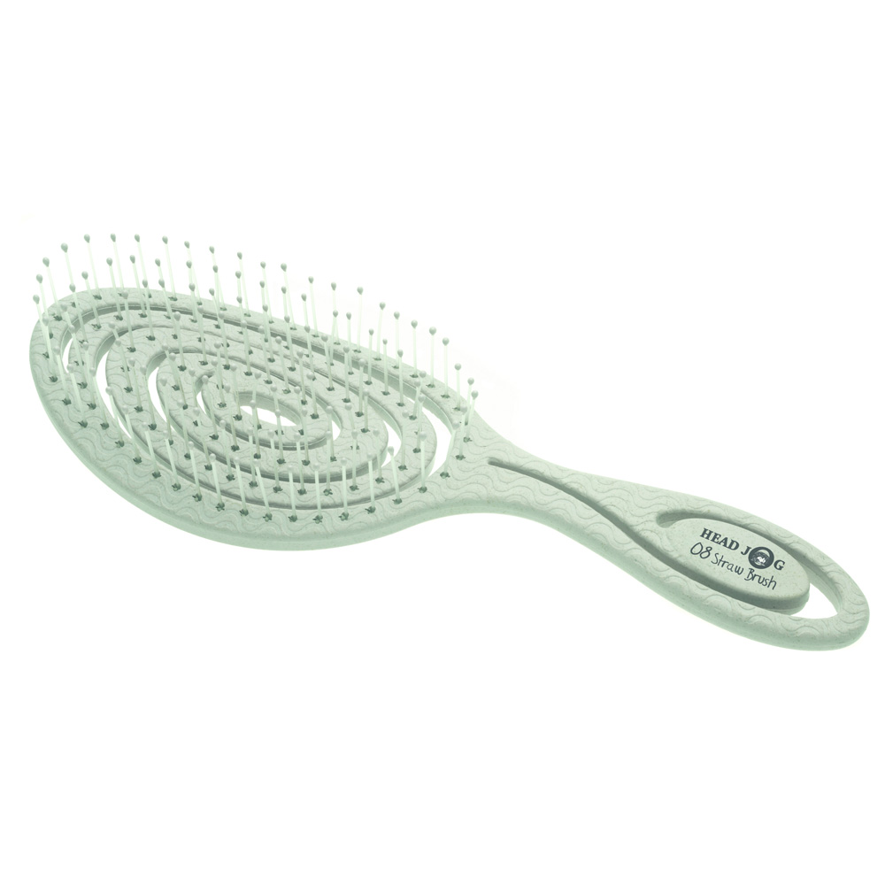 Headjog No.8 Straw Brush - Sage