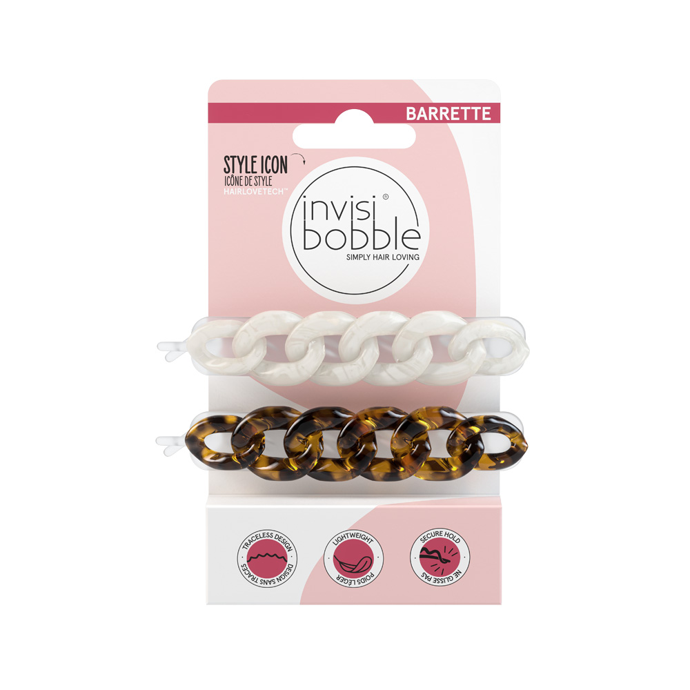 Invisibobble Barrette - Too Glam to Give A Damn Pack of 2