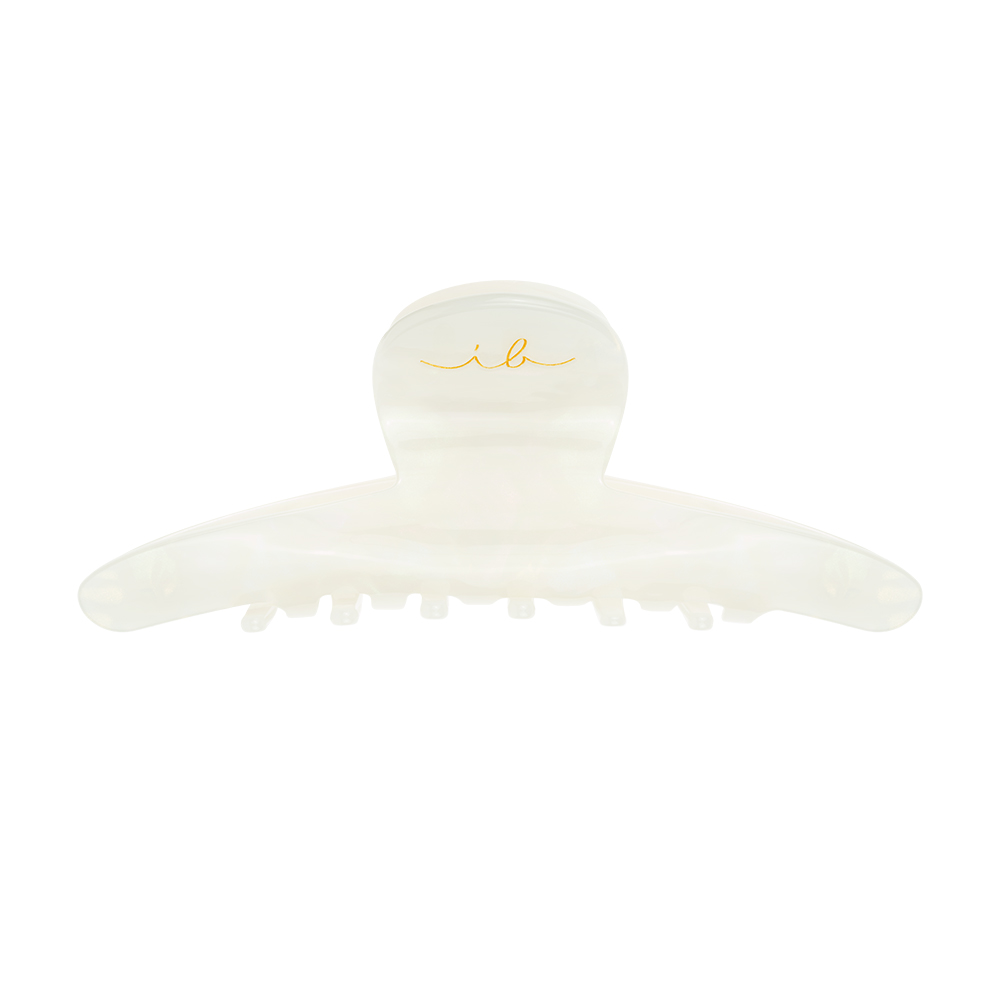 Invisibobble Clipstar Clawdia Large White Tortoise Claw Clip