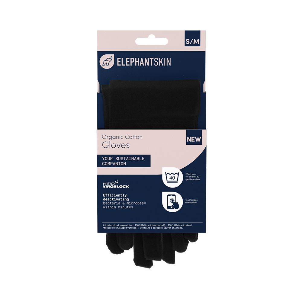 Neqi ElephantSkin Antibacterial Gloves Black - L/XL 1 x Pair