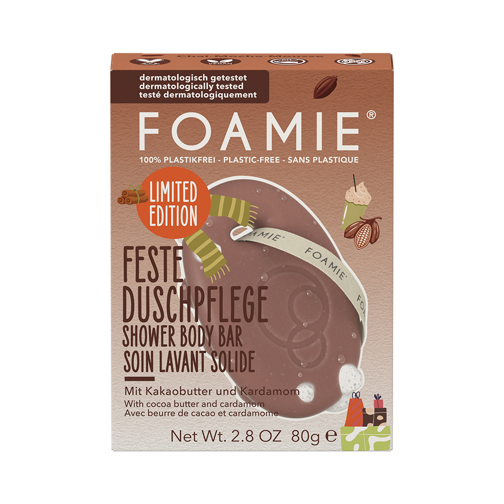 Foamie Shower Body Bar - Chai Mocha Mousse