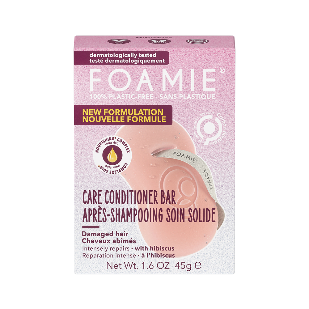 Foamie Conditioner Bar with Hibiscus for Damaged Hair