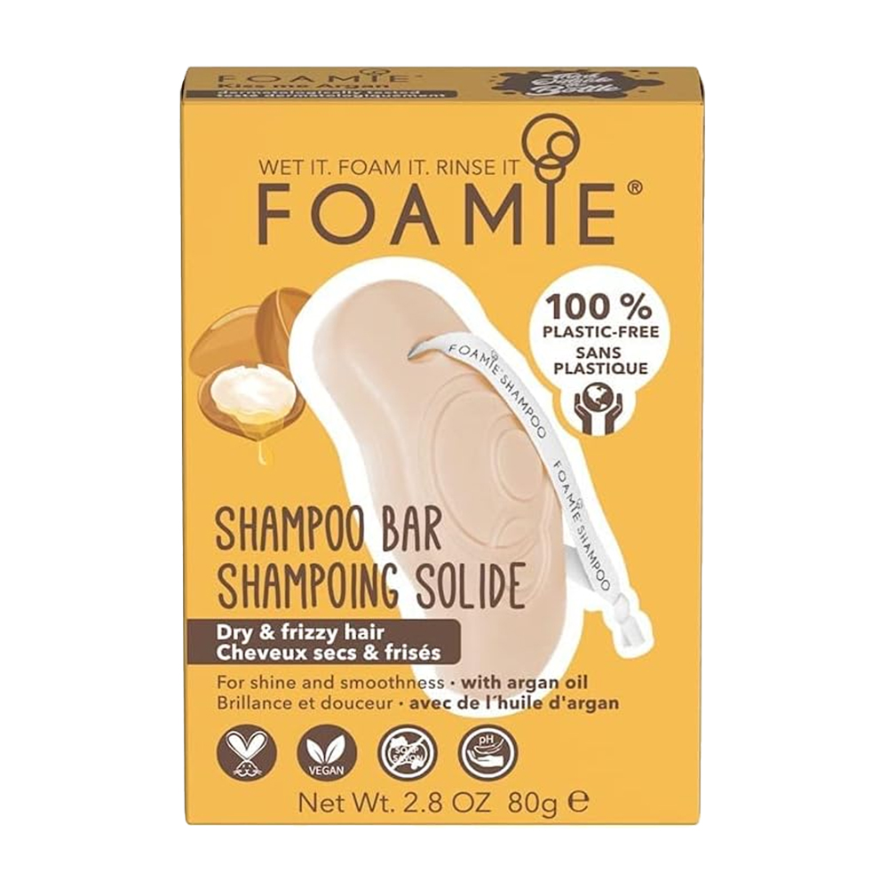 Foamie Shampoo Bar - For Dry / Frizzy Hair with Argan Oil 80g