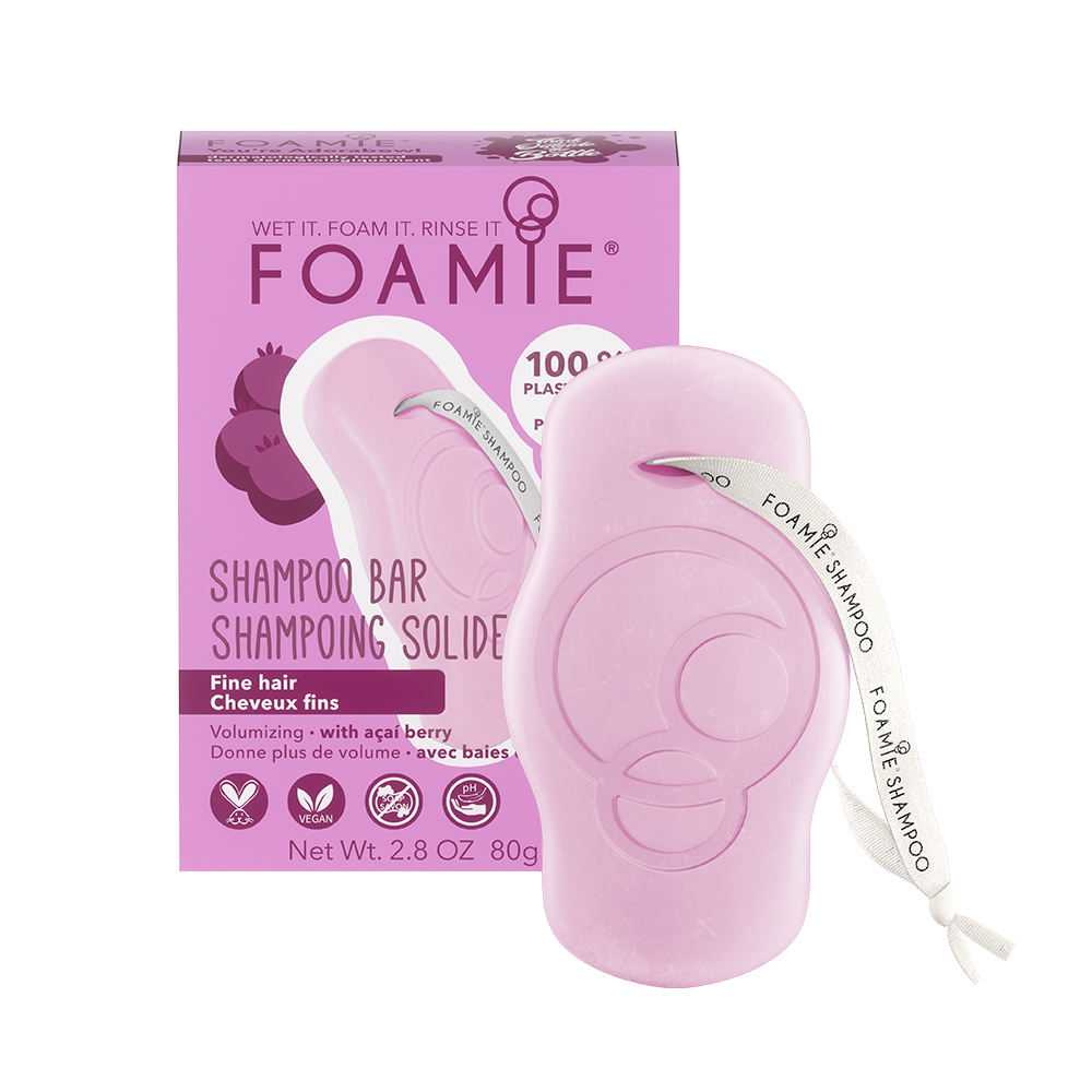 Foamie Shampoo Bar - For Fine Hair with Acai Berry