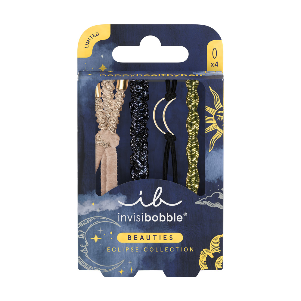 Invisibobble Eclipse - Shadowshine Beauties Hair Ties 4PC
