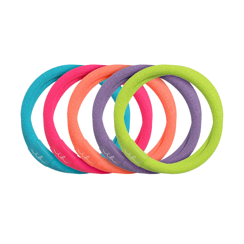 Invisibobble Get Active Neon Glow Hair Ties - Pack Of 5