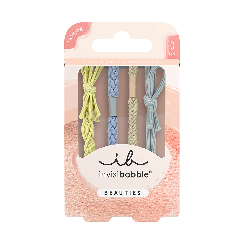 Invisibobble Beauties Hair Bobbles - Bebe Blue 4pc