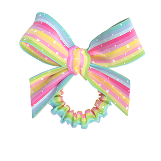 Invisibobble Kids Sprunchie with Bow Lets Chase Rainbows