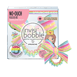 Invisibobble Kids Sprunchie with Bow Lets Chase Rainbows