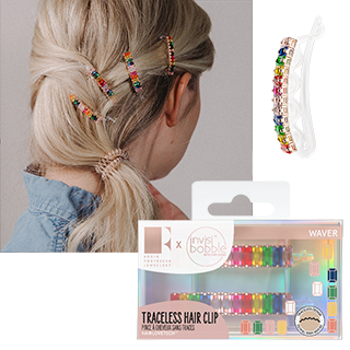 Invisibobble Waver Traceless Hair Clip - Rosie Fortescue 2 Pack