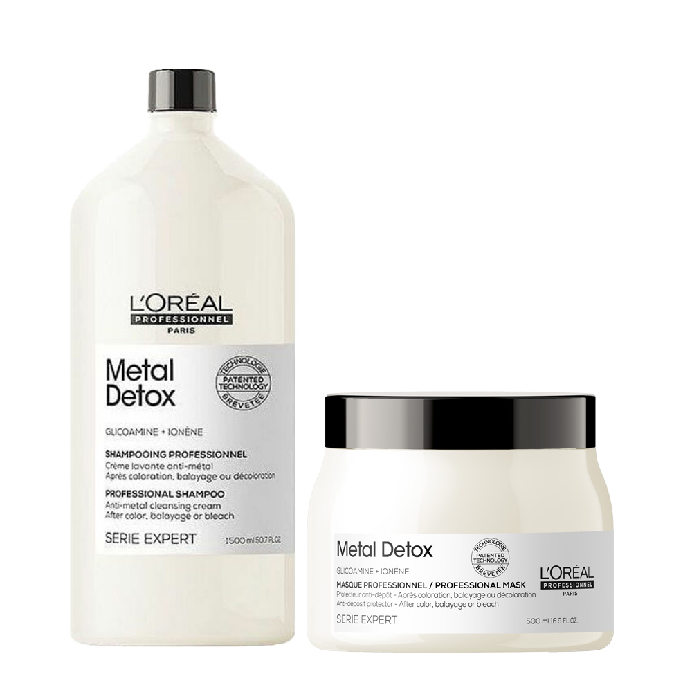 Serie Expert Duo - Metal Detox 1500ml Shampoo and 500ml Masque