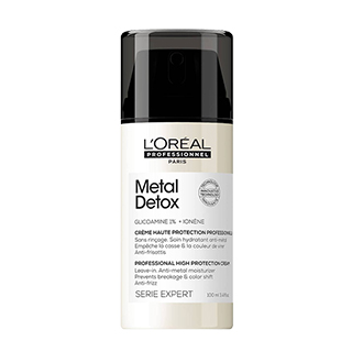 Loreal Serie Expert Metal Detox High Protection Leave in Cream with Heat Protection 100ml