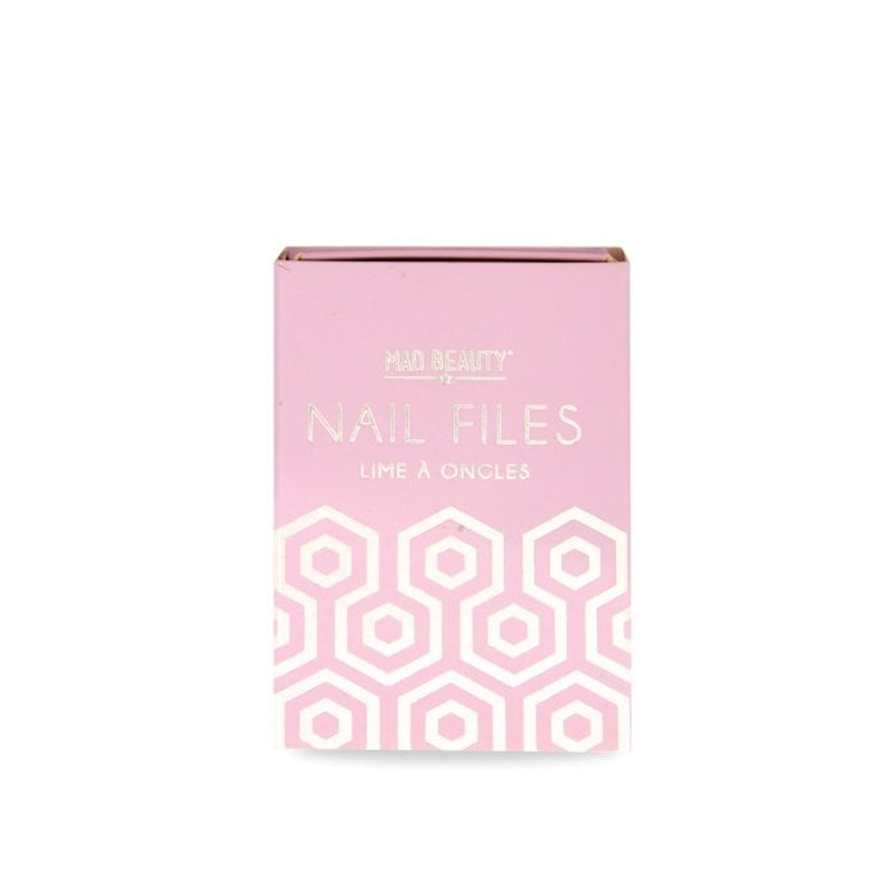 Mad Beauty Splash Of Silver - Pink mini Nail Files Single Pack