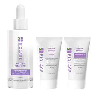 Biolage Mini Me Duo - Hydra Source Serum 90ml with Mini Shampoo and Conditioner