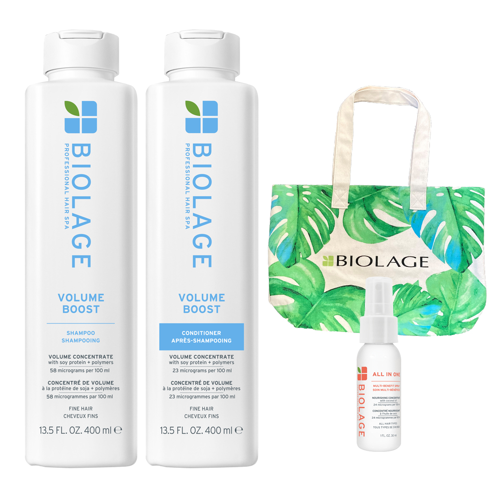 Biolage Xmas Duo - Volume Boost with A Tote Bag and Mini