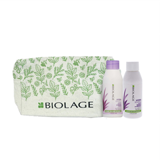 Biolage Hydrasource Mini Travel and Treat Pouch (shampoo 50ml, conditioner 50ml, deep treatment 100ml)