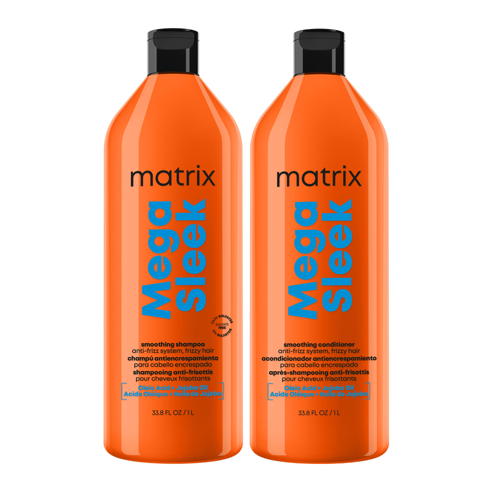 Matrix Mega Sleek Shampoo and Conditioner Litre Duo