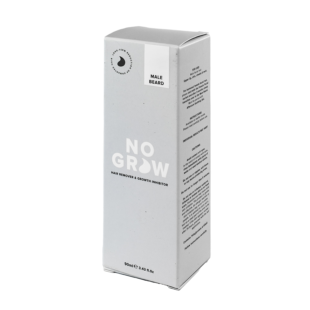 No Grow Male Beard Hair Remover and Growth Inhibitor 90ml