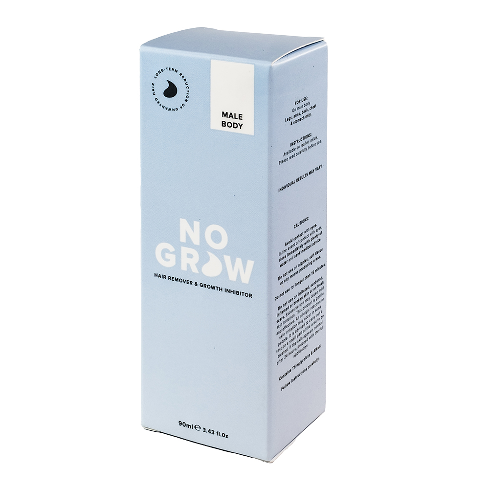 No Grow Duo Pack - Male Body Hair Remover and Soothing Aftercare Gel