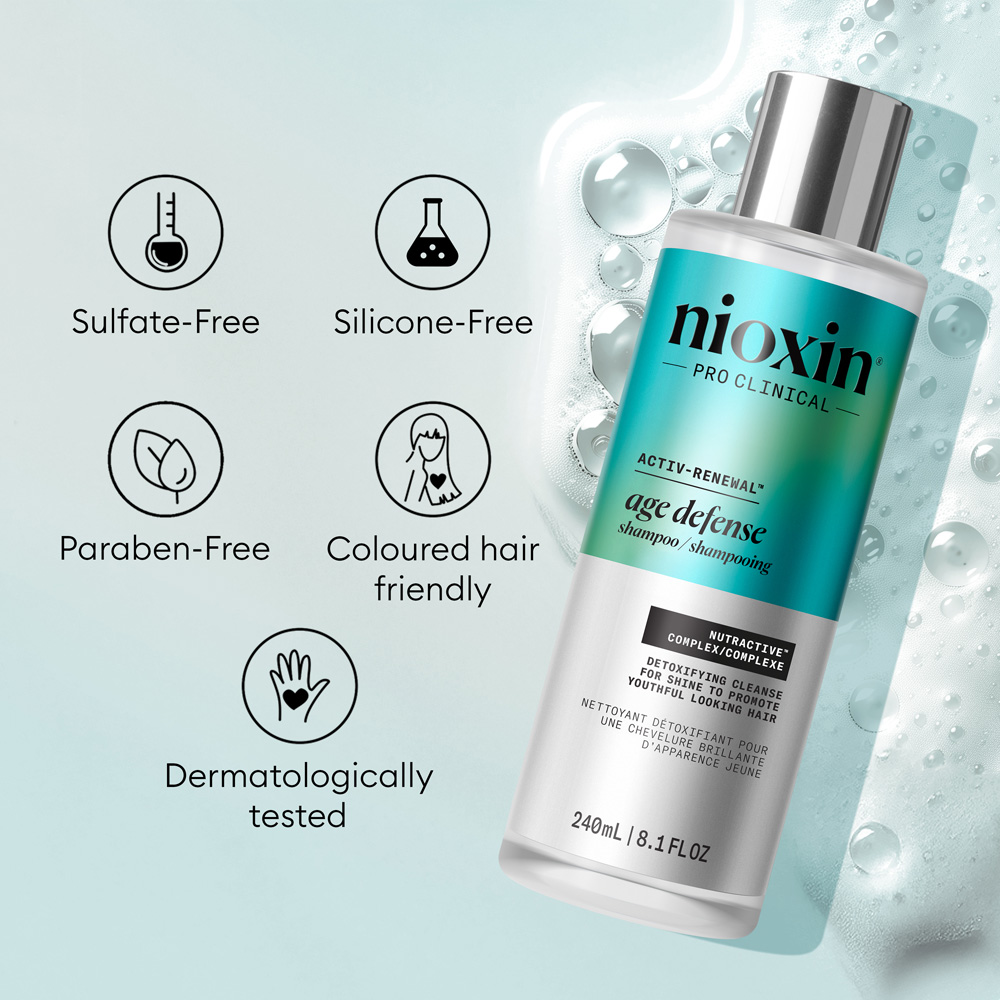 Nioxin Retail Duo - Age Defense 275ml with foc Mini Shampoo and Conditioner