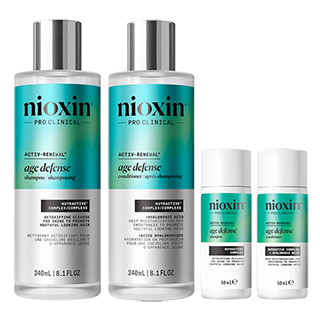Nioxin Retail Duo - Age Defense 275ml with foc Mini Shampoo and Conditioner