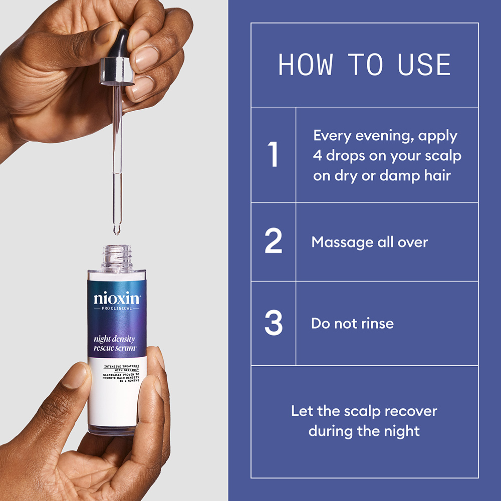 Nioxin Night Density Anti Oxidant Rescue Serum 70ml