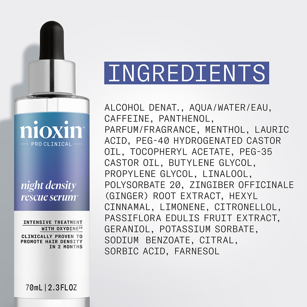 Nioxin Night Density Anti Oxidant Rescue Serum 70ml