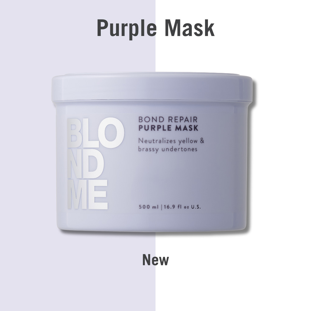 Schwarzkopf BlondMe Bond Repair Purple Neutralising Mask 500ml
