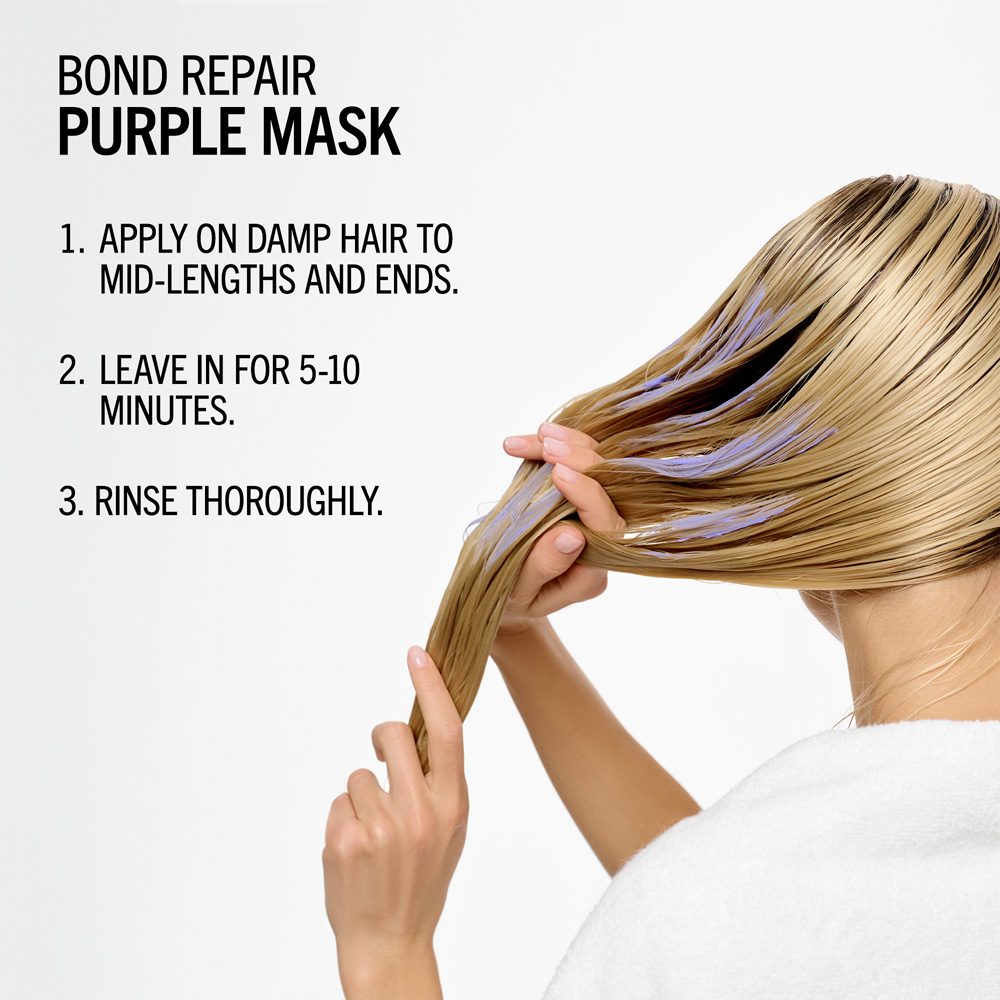 Schwarzkopf BlondMe Bond Repair Purple Neutralising Mask 200ml