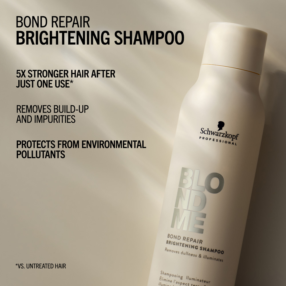 Schwarzkopf BlondMe Bond Repair Brightening Shampoo 1000ml