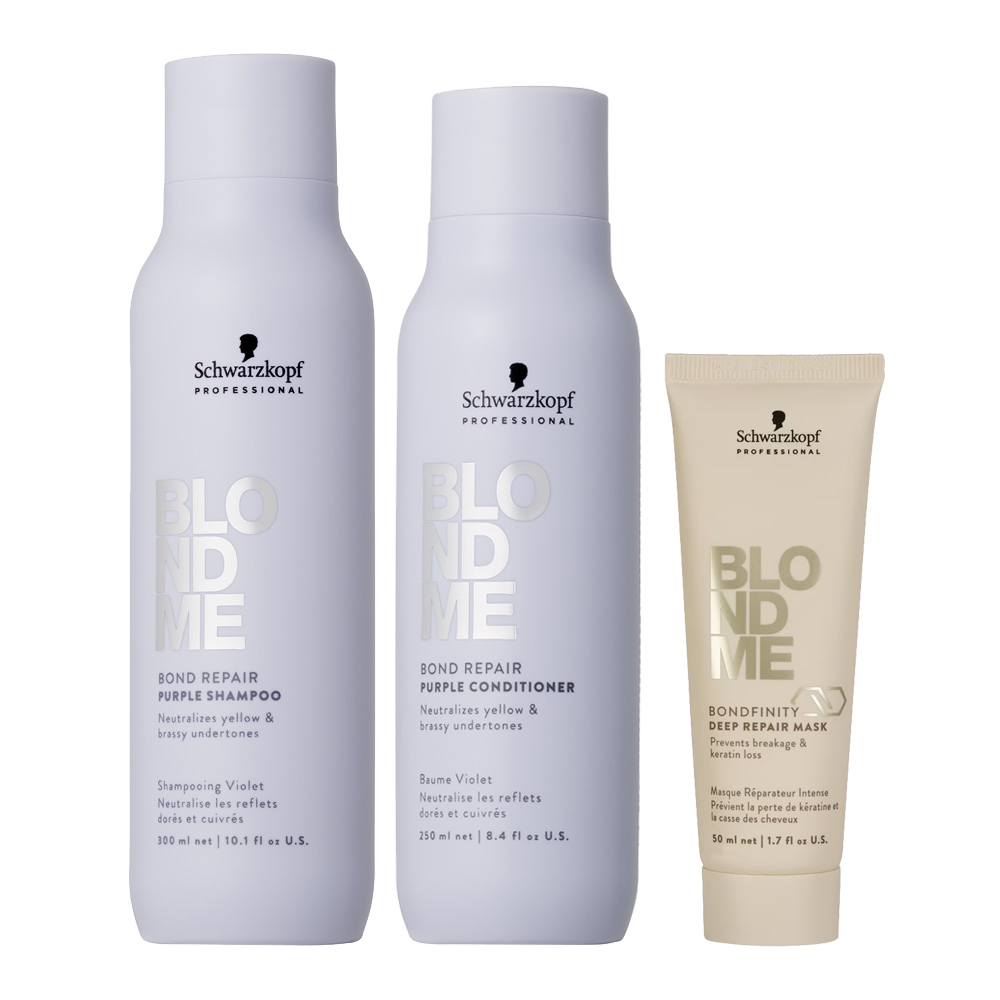BlondMe Purple Xmas Bundle - Free Mini Mask