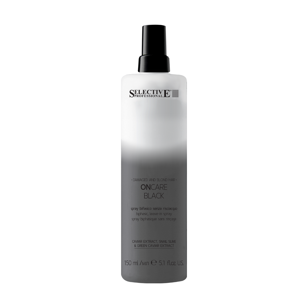Selective Professional OnCare Black Biphasic Leave In Spray 150ml