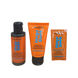 Matrix Mega Sleek Mini Shampoo, Conditioner and  Mask - Free Gift for Orders &pound;50+