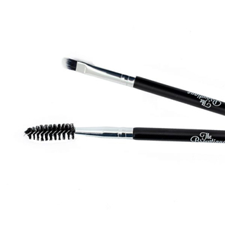 The Browtique Dual Angled Brush - Black